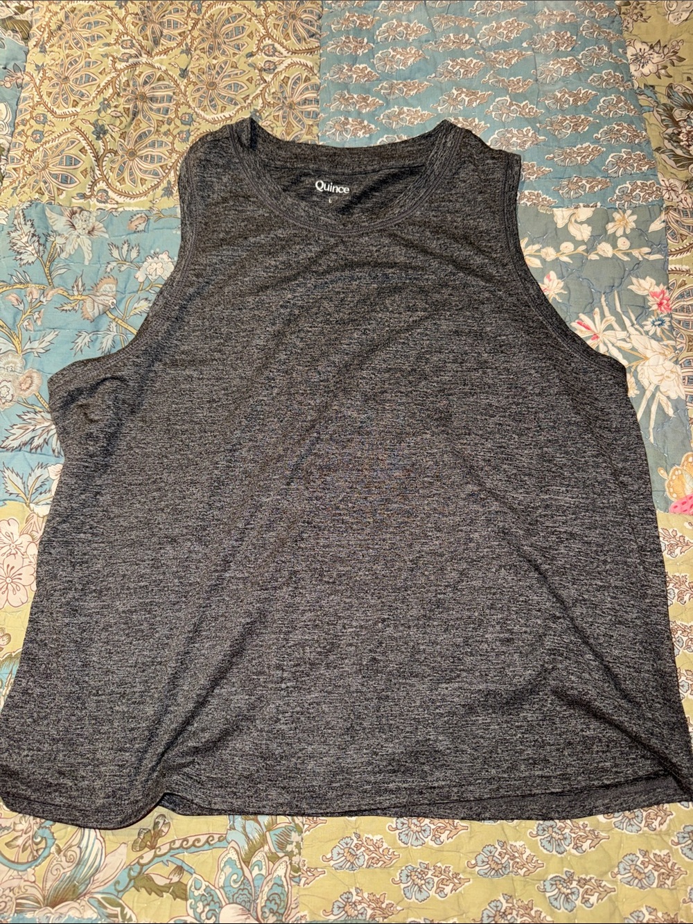 Quince Women's Sleeveless Tank Top - Heathered Charcoal